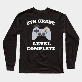 2022 8th Grade Graduation Gamer Graduation Long Sleeve T-Shirt